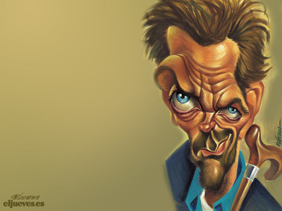 

Aabhaas TV Show House Hugh Laurie HD Wall Poster Paper Print(12 inch X 18 inch, Rolled)