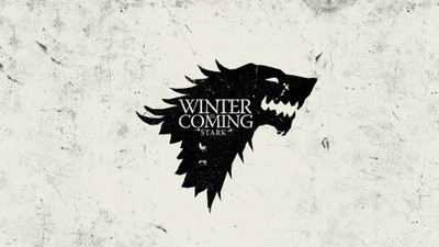 

Aabhaas Wall Poster-Game-of-Thrones-sigils-House-Stark-Winter-Is-Coming Paper Print(12 inch X 18 inch, Rolled)