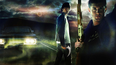 

TV Show Supernatural HD Wall Poster Paper Print(12 inch X 18 inch, Rolled)