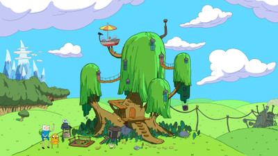 

Aabhaas TV Show Adventure Time HD Wall Poster Paper Print(12 inch X 18 inch, Rolled)