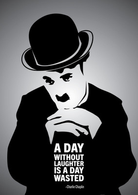 

Akhuratha Wall Poster design-merchants-charlie-chaplin-quotes Paper Print(18 inch X 12 inch, Rolled)