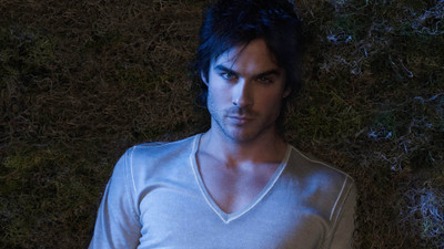 

Aabhaas TV Show The Vampire Diaries Ian Somerhalder HD Wall Poster Paper Print(12 inch X 18 inch, Rolled)