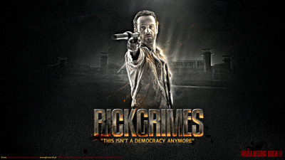 

Akhuratha Designs TV Show The Walking Dead Rick Grimes Walking Dead HD Wall Poster Paper Print(12 inch X 18 inch, Rolled)