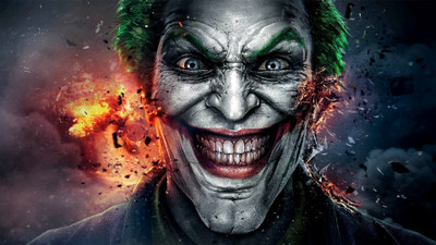 

Aabhaas Wall Poster anime-Joker-Batman Paper Print(12 inch X 18 inch, Rolled)