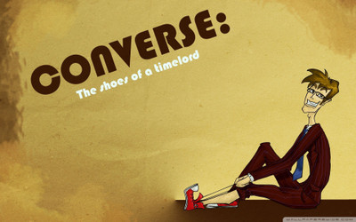 

Aabhaas Wall Poster-Converse-shoes-Doctor-Who Paper Print(12 inch X 18 inch, Rolled)