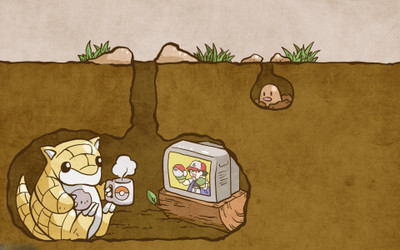 

Akhuratha Wall Poster Pokemon-Sandshrew-split-view-TV Paper Print(12 inch X 18 inch, Rolled)