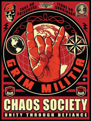 

Akhuratha Wall Poster -chaos-society-unity-through-defiance-tgfhdczda Paper Print(18 inch X 12 inch, Rolled)