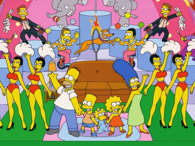 

Aabhaas TV Show The Simpsons Homer Simpson Bart Simpson Maggie Simpson Lisa Simpson Marge Simpson HD Wall Poster Paper Print(12 inch X 18 inch, Rolled)