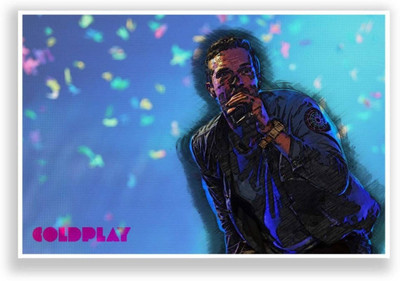 

Akhuratha Coldplay Fine Quality Wall Poster Paper Print(12 inch X 18 inch, Rolled)