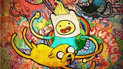 

Aabhaas TV Show Adventure Time HD Wall Poster Paper Print(12 inch X 18 inch, Rolled)