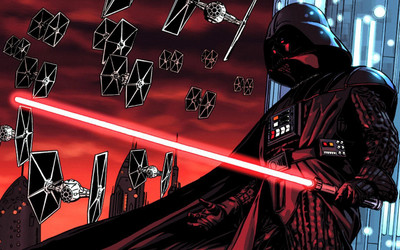 

Aabhaas Wall Poster /-Darth-Vader-Star-Wars-lightsaber Paper Print(12 inch X 18 inch, Rolled)