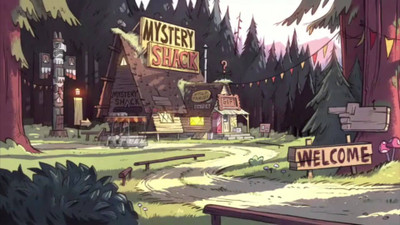 

Aabhaas TV Show Gravity Falls HD Wall Poster Paper Print(12 inch X 18 inch, Rolled)