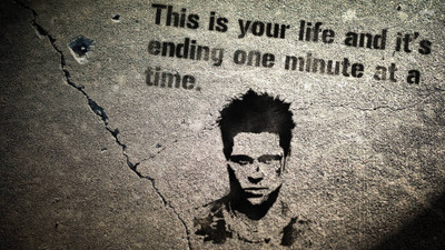 

Akhuratha a-tyler-durden-fight-club-quote Wall Poster Paper Print(12 inch X 18 inch, Rolled)