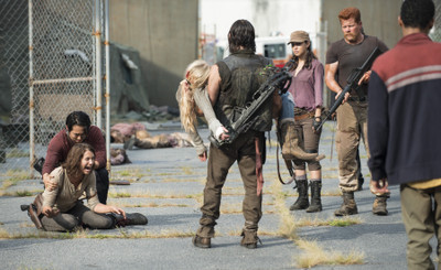 

TV Show The Walking Dead Lauren Cohan Maggie Greene Steven Yeun Steven Yeun Glenn Rhee Michael Cudlitz Sgt. Abraham Ford Christian Serratos Christian Serratos Rosita Espinosa Norman Reedus Daryl Dixon HD Wall Poster Paper Print(12 inch X 18 inch, Rolled)