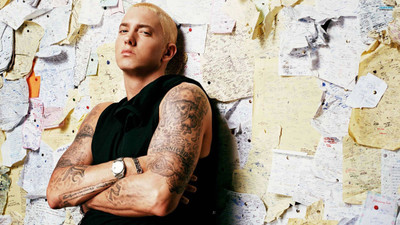 

Akhuratha Eminem Fine Quality Wall Poster Paper Print(12 inch X 12 inch, Rolled)