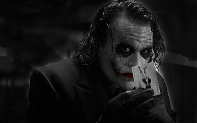 

Aabhaas Wall Poster Joker-Batman-Heath-Ledger Paper Print(12 inch X 18 inch, Rolled)