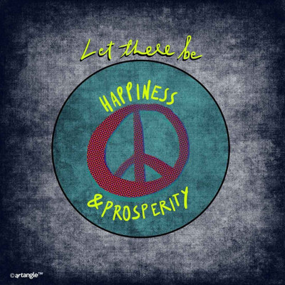 

Akhuratha Wall Poster -let-there-be-happiness-prosperity Paper Print(18 inch X 12 inch, Rolled)