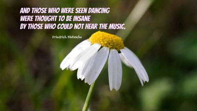 

Akhuratha a-quote-quotes-dance-doubt Wall Poster Paper Print(12 inch X 18 inch, Rolled)