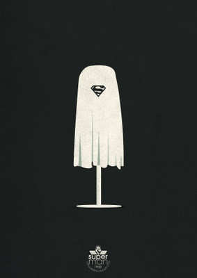 

Akhuratha Wall Poster Superman-minimalism Paper Print(18 inch X 12 inch, Rolled)