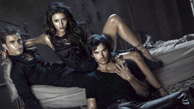 

Aabhaas TV Show The Vampire Diaries HD Wall Poster Paper Print(12 inch X 18 inch, Rolled)