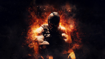 

Aabhaas Wall Poster Bane-Batman-comics-DC-Comics-digital-art-fire Paper Print(12 inch X 18 inch, Rolled)