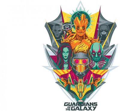 

Akhuratha Wall Poster Guardians-of-the-Galaxy-Star-Lord-Gamora-Rocket-Raccoon-Groot-Drax-the-Destroyer-simple-background-artwork Paper Print(12 inch X 18 inch, Rolled)