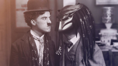 

Akhuratha Wall Poster -Charlie-Chaplin-The-Tramp-Modern-Times-Predator-movie Paper Print(12 inch X 18 inch, Rolled)