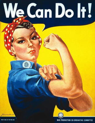 

Akhuratha Wall Poster we-can-do-it-wwii-x-bpfvbc-tgfskqnhwex Paper Print(18 inch X 12 inch, Rolled)