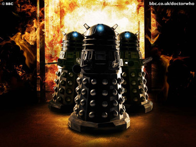 

Aabhaas Wall Poster-Doctor-Who-Daleks Paper Print(12 inch X 18 inch, Rolled)