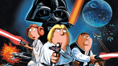 

Aabhaas Wall Poster /-Star-Wars-Family-Guy Paper Print(12 inch X 18 inch, Rolled)