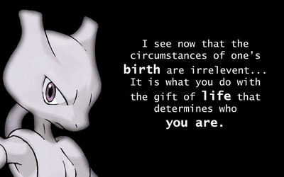 

Akhuratha a-xpost-pokemon-quote-mewtwo-s Wall Poster Paper Print(12 inch X 18 inch, Rolled)