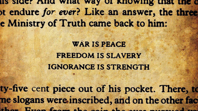 

Akhuratha quotes-george-orwell Wall Poster Paper Print(12 inch X 18 inch, Rolled)