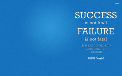 

Akhuratha awinston-churchill-success-failure Wall Poster Paper Print(12 inch X 18 inch, Rolled)