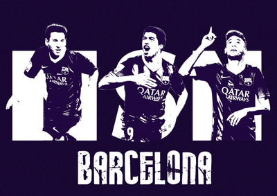 

Akhuratha Wall Poster msn-messi-suarez-neymar-st-mgkbshjm Paper Print(18 inch X 12 inch, Rolled)