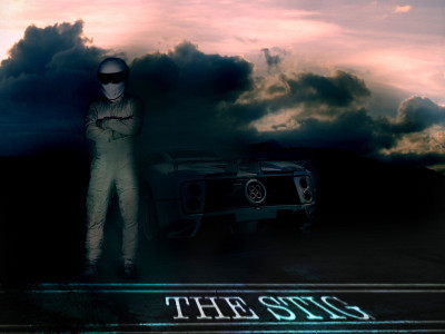 

TV Show Top Gear The Stig Ben Collins HD Wall Poster Paper Print(12 inch X 18 inch, Rolled)
