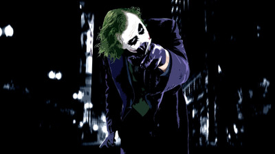 

Aabhaas Wall Poster movies-Batman-The-Dark-Knight-Joker-MessenjahMatt Paper Print(12 inch X 18 inch, Rolled)