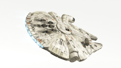 

Akhuratha Wall Poster -Han-Solo-Star-Wars-Star-Wars-Battlefront-Millennium-Falcon-spaceship Paper Print(12 inch X 18 inch, Rolled)