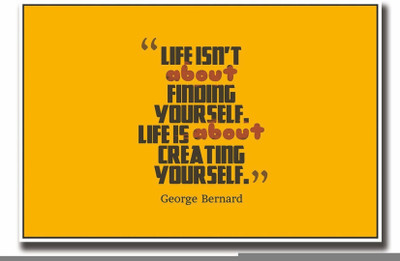 

Akhuratha Wall Poster -george-bernard-life-quote-par-bmunvtgchhh Paper Print(18 inch X 12 inch, Rolled)