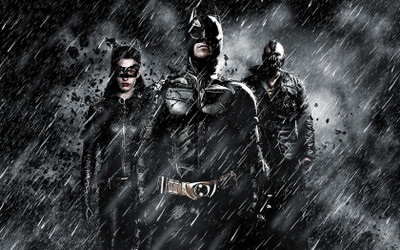 

Aabhaas Wall Poster Batman-Bane-Catwoman Paper Print(12 inch X 18 inch, Rolled)