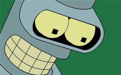 

Aabhaas TV Show Futurama Bender HD Wall Poster Paper Print(12 inch X 18 inch, Rolled)