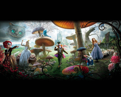 

Aabhaas Wall Poster -digital-art-movies-Alice-in-Wonderland Paper Print(12 inch X 18 inch, Rolled)