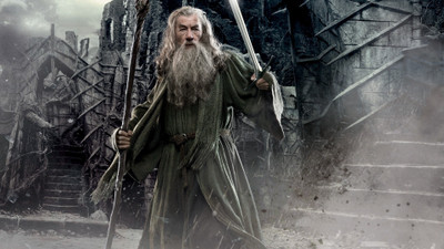 

Aabhaas Wall Poster-Gandalf-The-Hobbit-The-Desolation-of-Smaug-Ian-McKellen Paper Print(12 inch X 18 inch, Rolled)