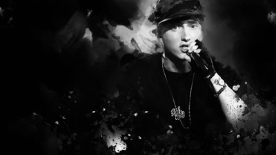 

Akhuratha Eminem Fine Quality Wall Poster Paper Print(12 inch X 18 inch, Rolled)
