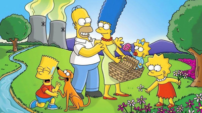 

Aabhaas TV Show The Simpsons HD Wall Poster Paper Print(12 inch X 18 inch, Rolled)