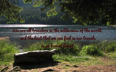 

Akhuratha aquote-quotes-friend-wilderness-honesty Wall Poster Paper Print(12 inch X 18 inch, Rolled)