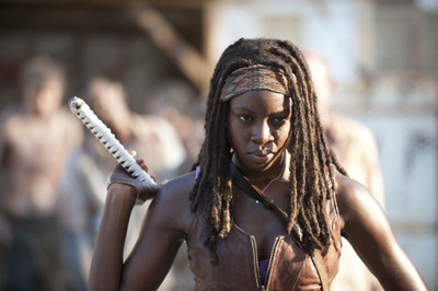 

TV Show The Walking Dead Danai Gurira Michonne HD Wall Poster Paper Print(12 inch X 18 inch, Rolled)