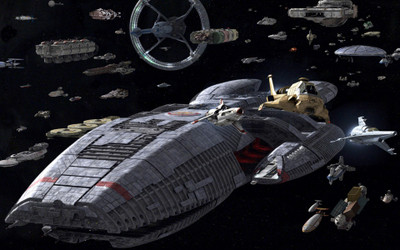 

TV Show Battlestar Galactica (2003) HD Wall Poster Paper Print(12 inch X 18 inch, Rolled)