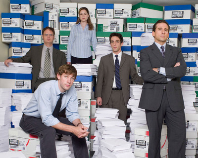 

Aabhaas TV Show The Office (us) Jim Halpert John Krasinski HD Wall Poster Paper Print(12 inch X 18 inch, Rolled)