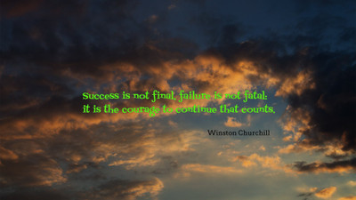 

Akhuratha aquote-quotes-success-courage-failure Wall Poster Paper Print(12 inch X 18 inch, Rolled)