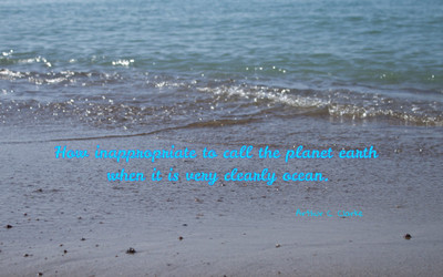 

Akhuratha aquote-quotes-earth-ocean Wall Poster Paper Print(12 inch X 18 inch, Rolled)